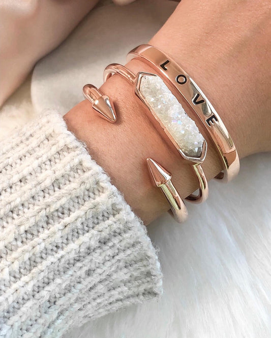 Rosé Bracelet Stack