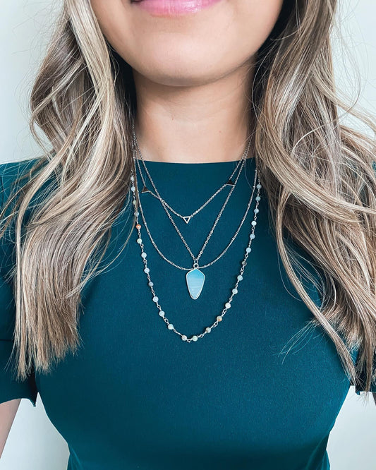 Silver Kyrie Necklace Set