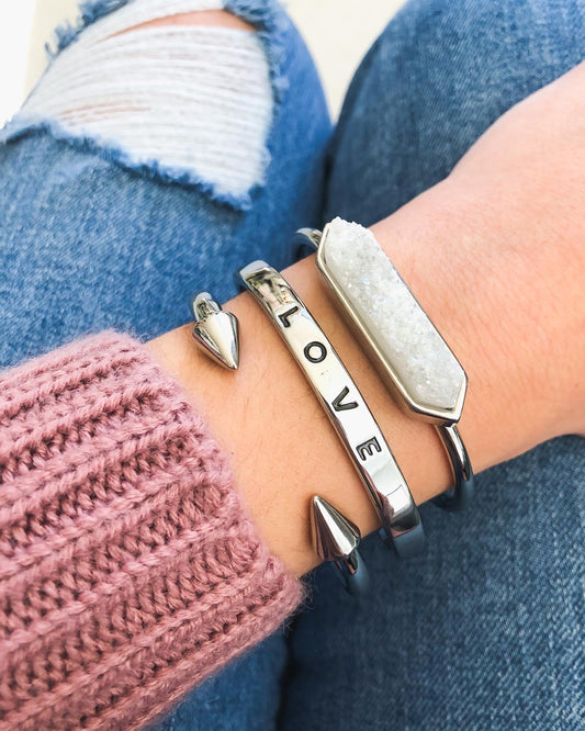 Steel Bracelet Stack