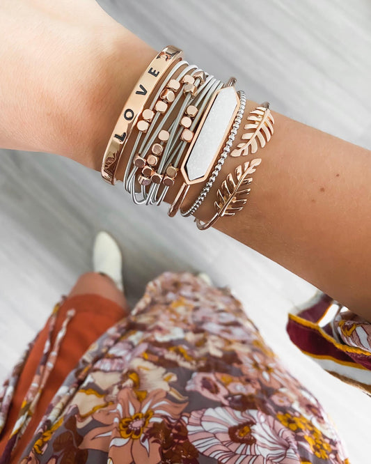 Rose Gold Lainey Bracelet Stack
