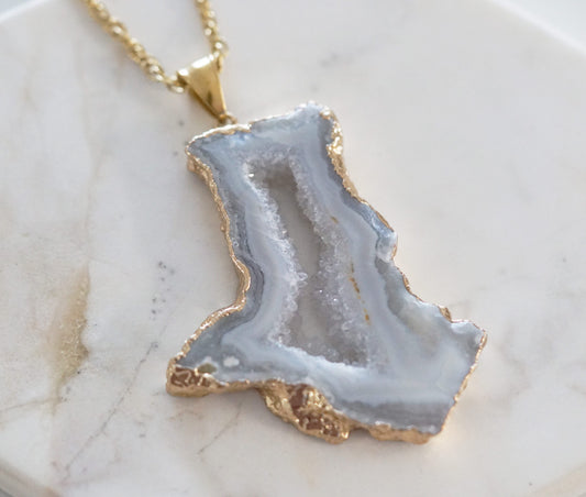 Agate Collection - Chiffon Necklace