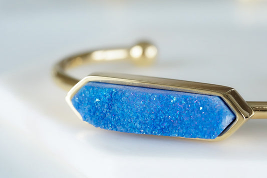 Bangle Collection - Denim Quartz Bracelet
