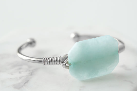 Cadence Collection - Silver Mint Bracelet