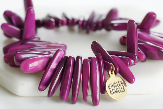 Chip Collection - Magenta Bracelet