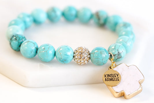 Cross Collection - Aqua Marine Bracelet