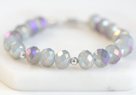 Drape Collection - Silver Cashmere Bracelet