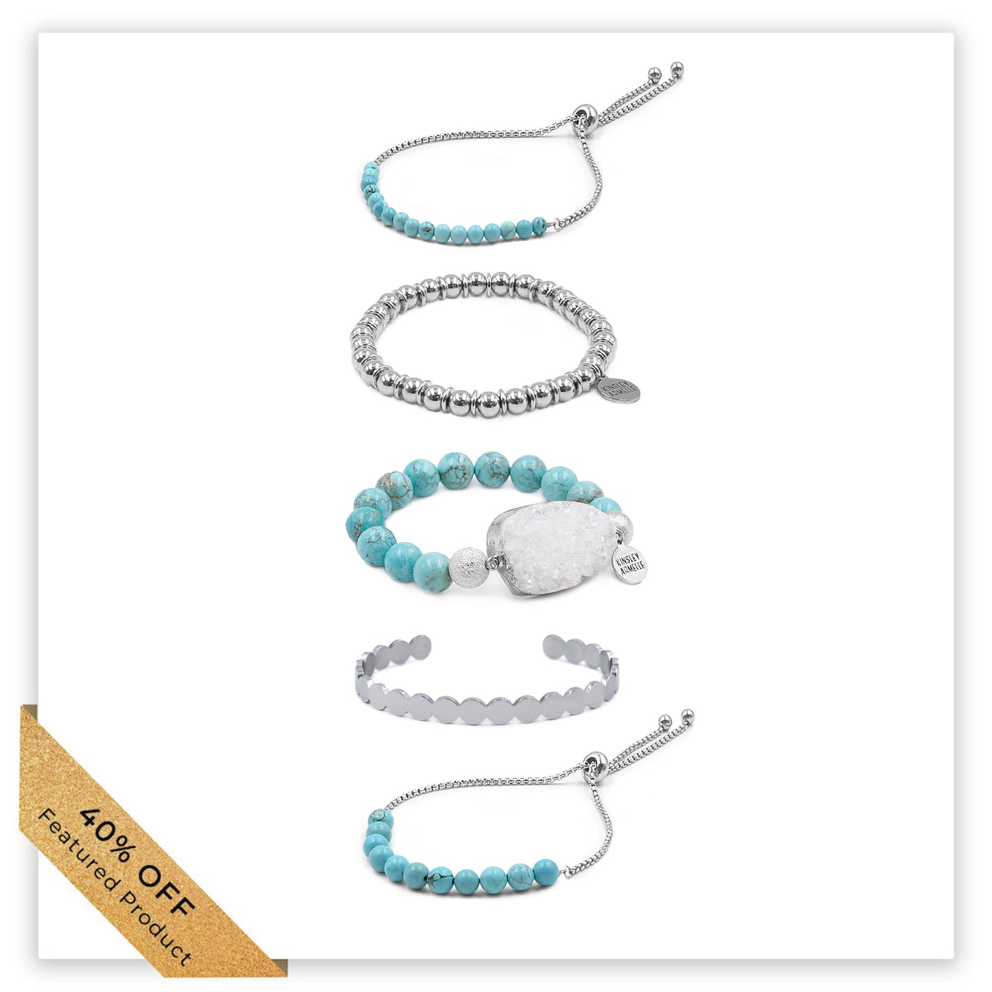 Silver Jolene Bracelet Stack (Featured Product)
