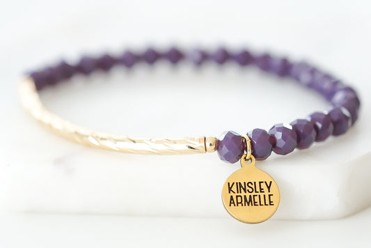 Glory Collection - Plum Bracelet