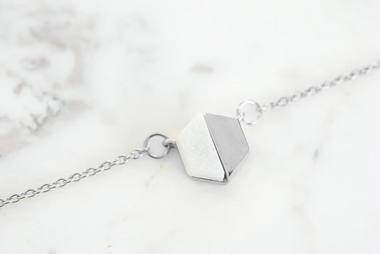 Goddess Collection - Silver Emery Necklace