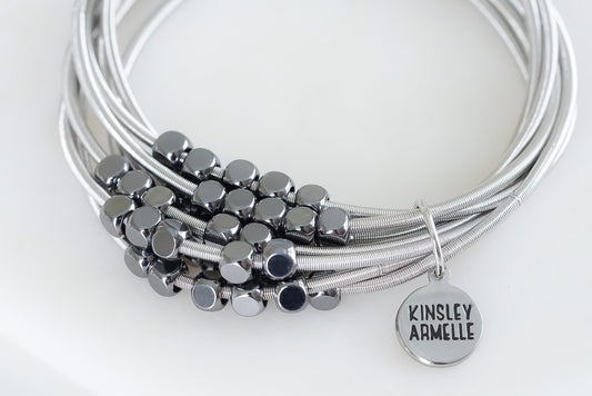 Metallic Collection - Gunmetal Ory Bracelet