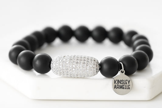 Morsel Collection - Silver Coal Bracelet