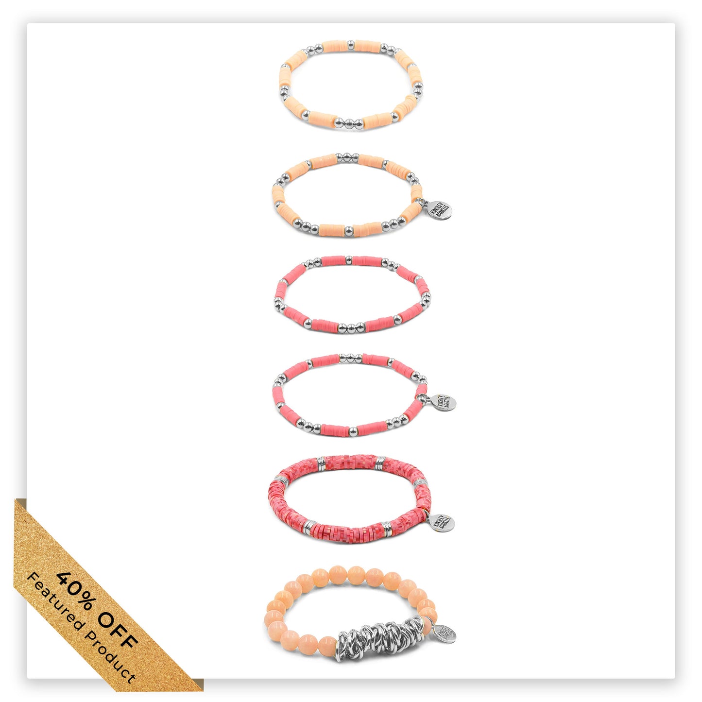 Silver Sweet Pea Bracelet Stack (Featured Product)