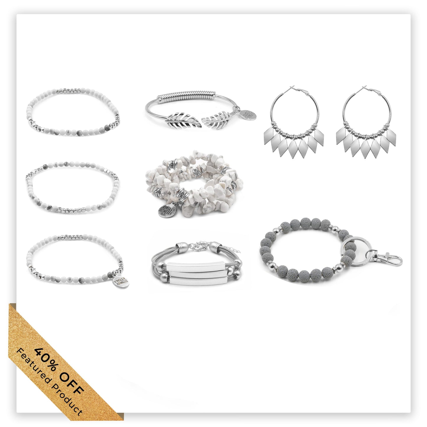 Silver Tinsley Jewelry Set (Featured Product)