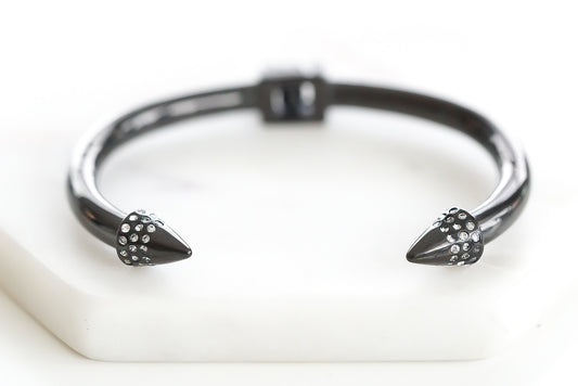 Spike Collection - Black Bling Bracelet