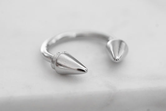 Spike Collection - Silver Ring