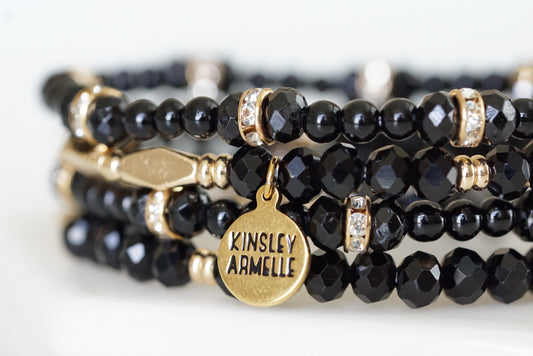 Stacked Collection - Coal Bracelet Set