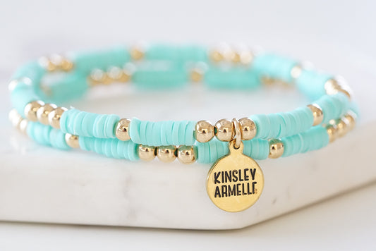 Thora Collection - Mint Bracelet Set