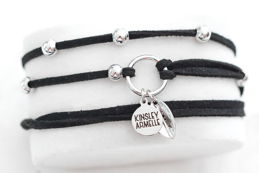 Wrap Collection - Silver Raven Bracelet