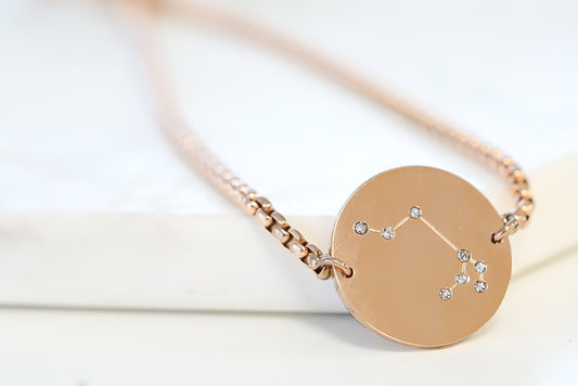 Zodiac Collection - Rose Gold Aries Bracelet (Mar 21 - Apr 19)