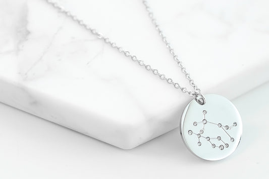 Zodiac Collection - Silver Gemini Necklace (May 21 - June 20)