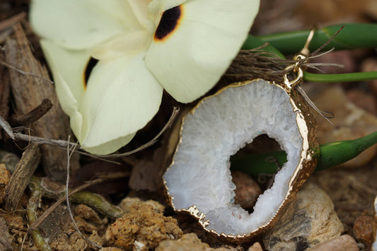 Agate Collection - Chiffon Drop Earrings