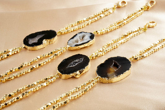 Agate Collection - Slate Bracelet