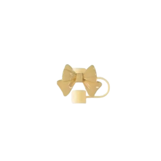 Sip Collection - Yellow Bow Straw Topper