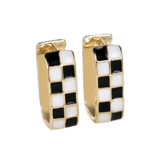 Chérie Collection - Checkered Earrings
