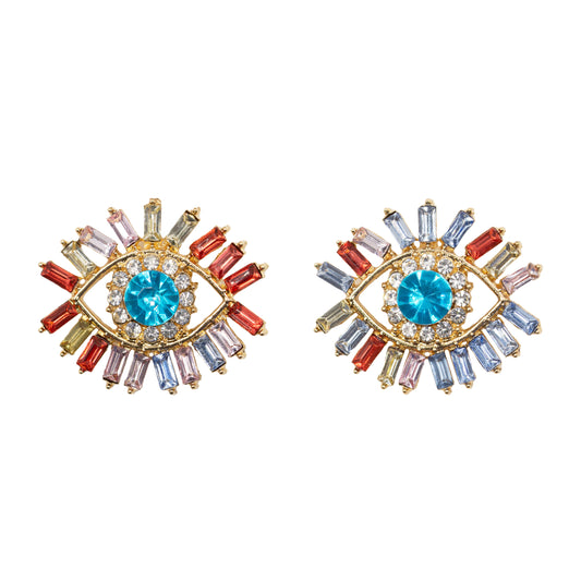Delmira Collection - Evil Eye Parker Earrings