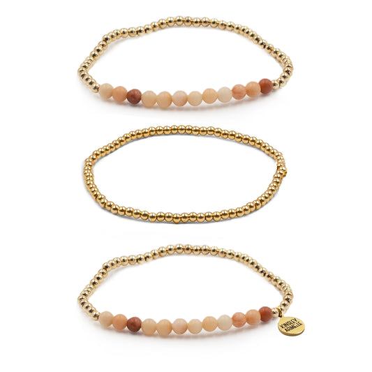 Dia Collection - Old Rose Bracelet Set (Limited Edition)