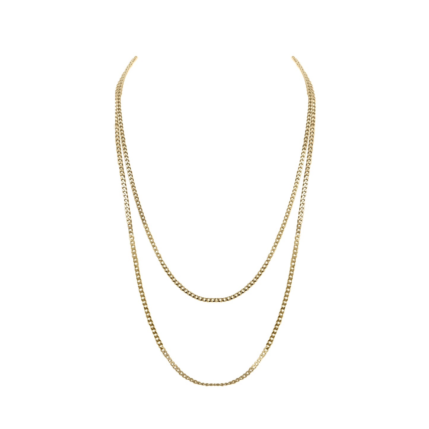 Goddess Collection - Dual Curb Necklace Chain (Limited Edition)