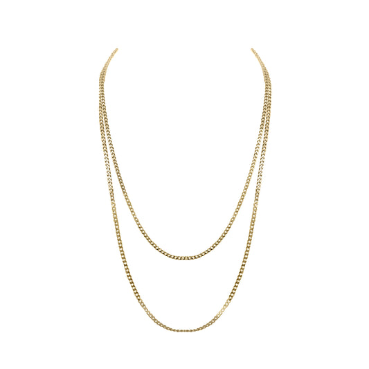 Goddess Collection - Dual Curb Necklace Chain (Limited Edition)