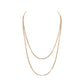 Goddess Collection - Rose Gold Dual Curb Necklace Chain (Limited Edition)