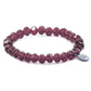 Halo Collection - Silver Mauve Bracelet
