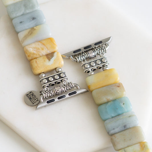 Holden Collection - Silver Solar Apple Watch Band