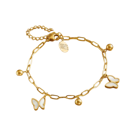 Kalysa Collection - Butterfly Charm Bracelet