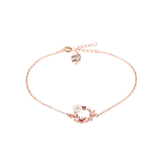Kalysa Collection - Rose Gold Fleur Bracelet