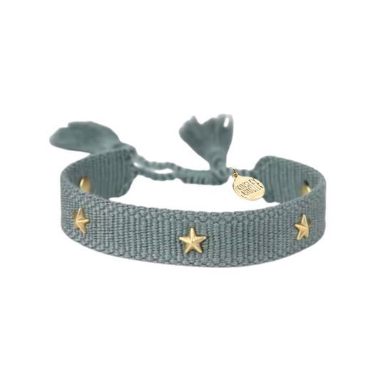 Luna Collection - Braided Denim Star Bracelet