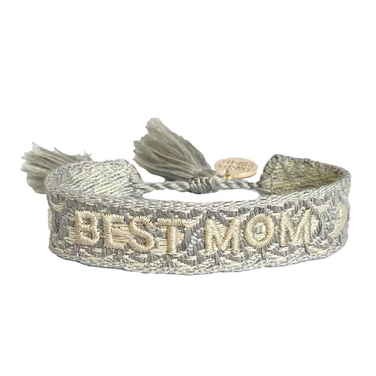 Mama Collection - Braided Best Mom Bracelet