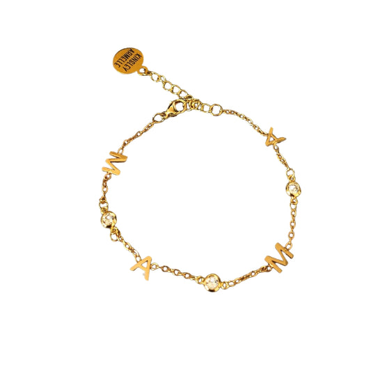 Mama Collection - Bling Letter Bracelet