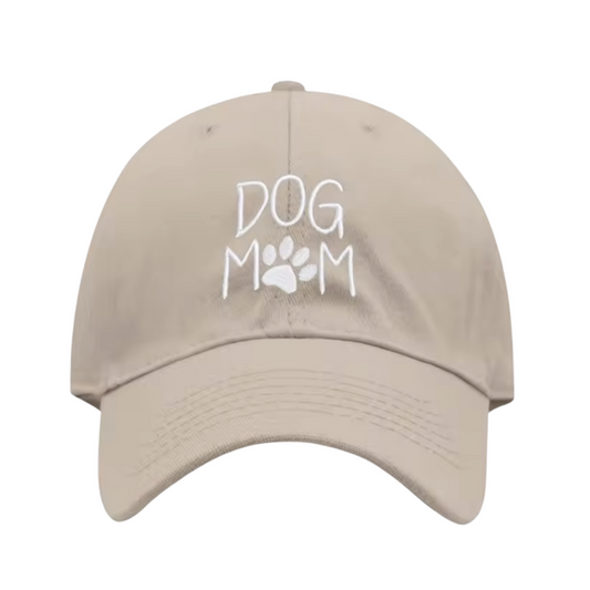 Pawsh Collection - Khaki Dog Mom Hat