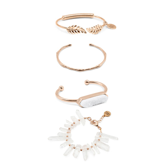 Rose Gold Bethany Bracelet Stack