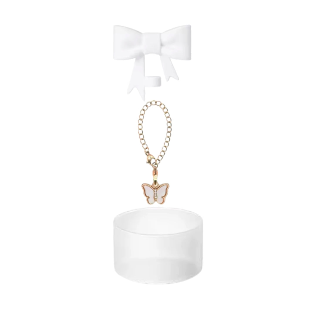 Sip Collection - White Bow Set