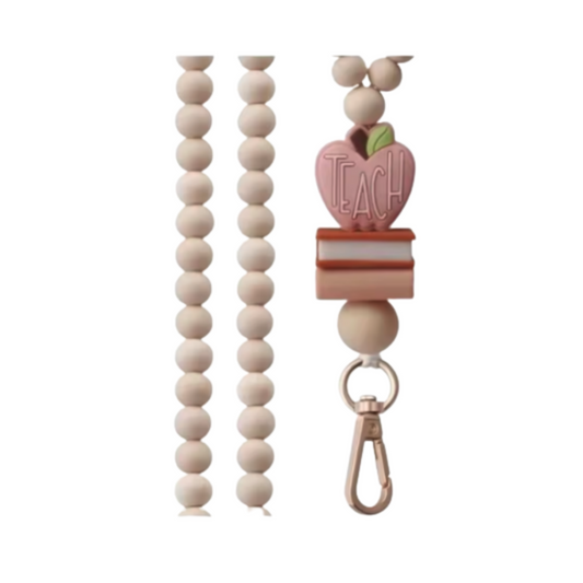 Teachie Collection - Apple Lanyard