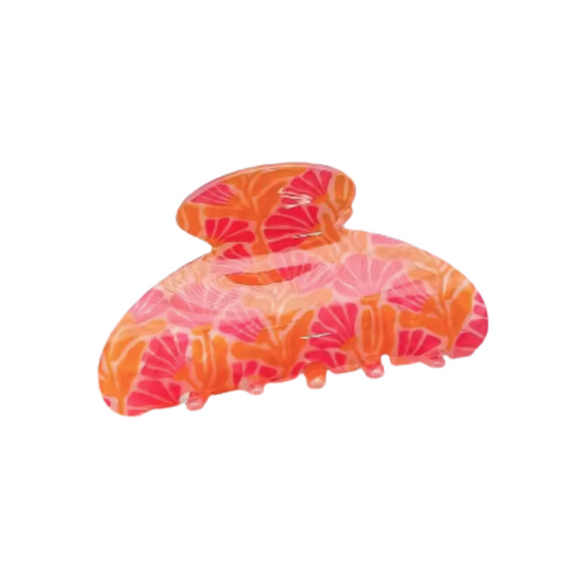Twist Collection - Coral Hair Claw Clip