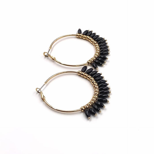 Mariana Collection - Coal Earrings