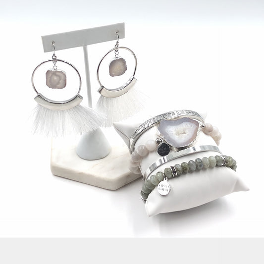 Silver Angelette Jewelry Set