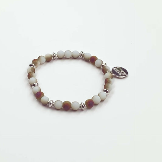 Farrah Collection - Silver Crescent Bracelet 6mm