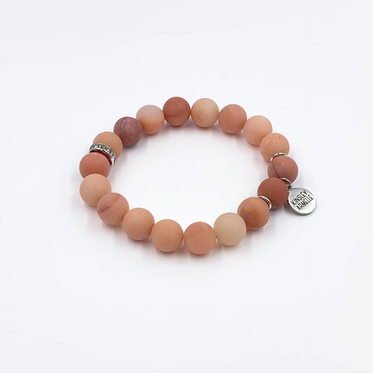Eternity Collection - Silver Coral Bracelet