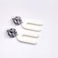 Rayne Collection - Silver Ashen Earrings